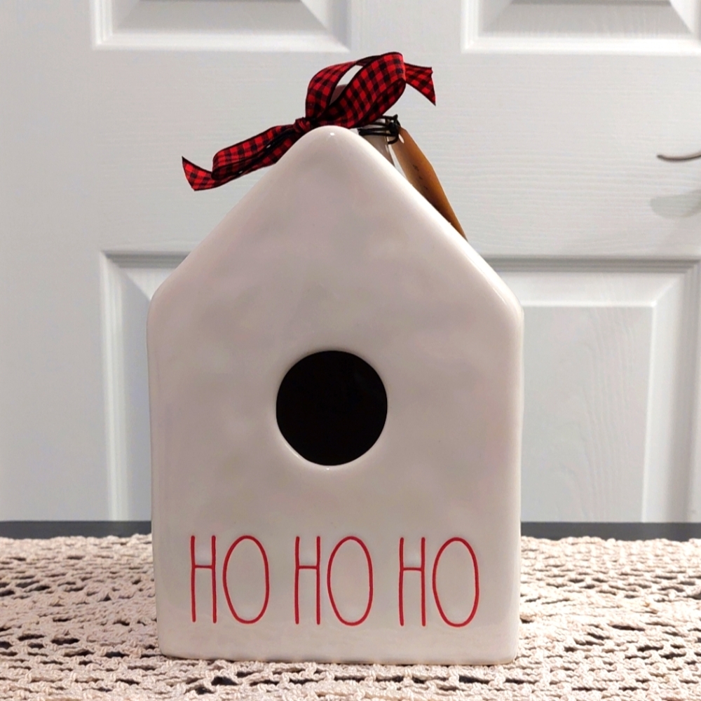 Rae Dunn Ho Ho Ho Birdhouse.